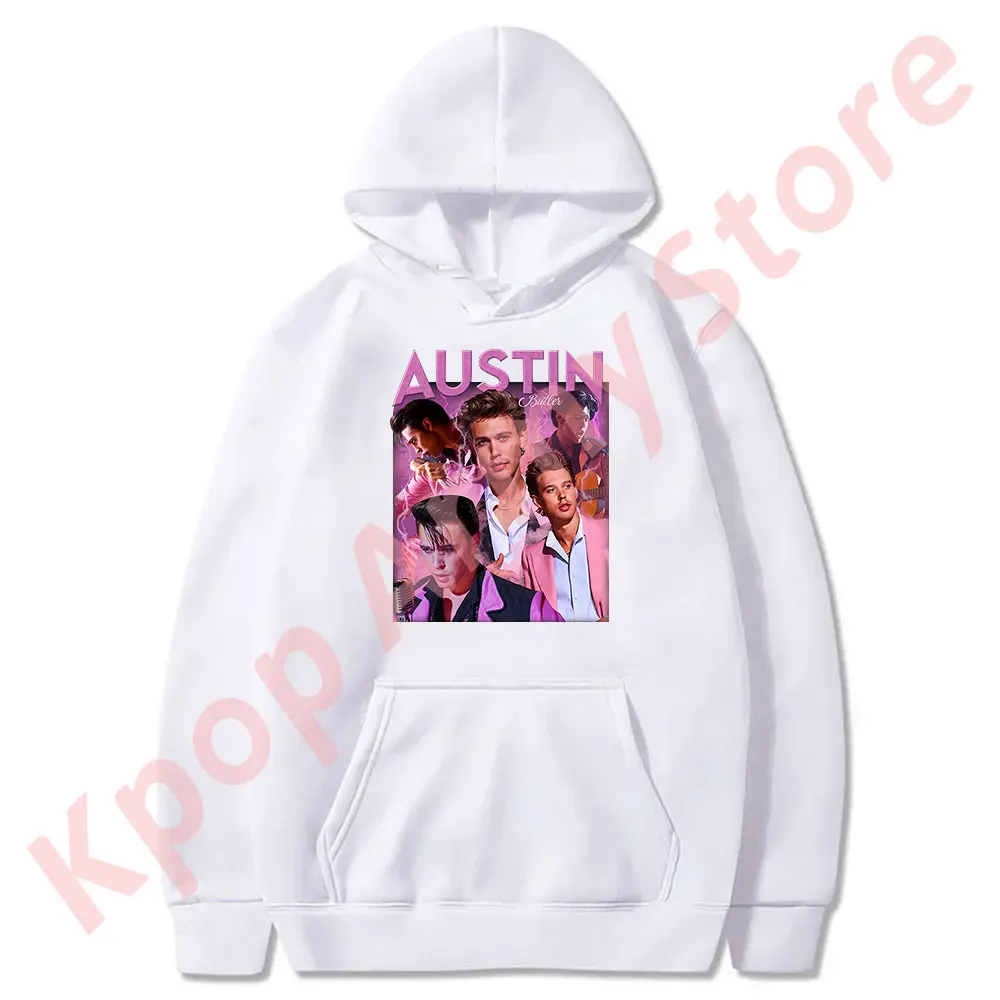 Austin Butler Vintage Hoodies New Logo Pullovers Women Men Fashion Casual Streetwear Sweatshirts