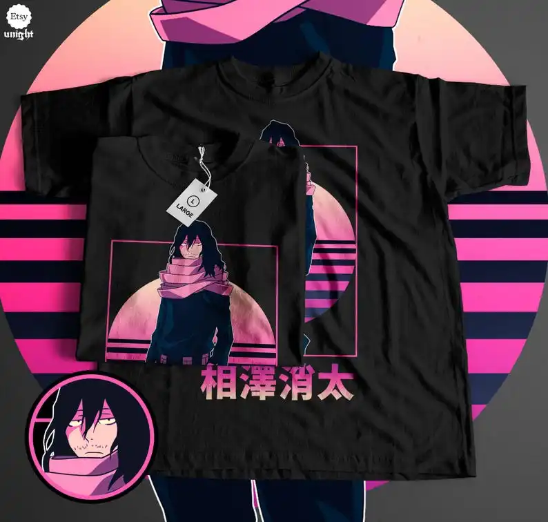 Epic Sunset Hero Unisex T-shirt - 2010s Anime Aesthetic, Japanese Hero Legacy, Bold Action Vibes, Classic Manga Style, Sunset Vi