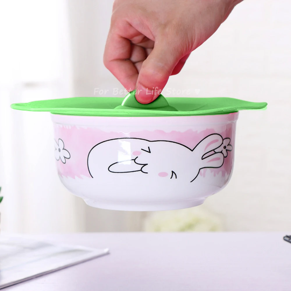 1PC Diameter 20cm 80G Cooking Pot Pan Lid Silicone Multifunction Microwave Bowl Cover Fresh Keeping Reusable Food Wrap Tools
