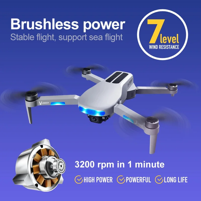 2024 LU3 MAX GPS Drone 8K HD doppia fotocamera fotografia aerea motore Brushless telecomando Quadcopter Selfie Drone pieghevole giocattolo