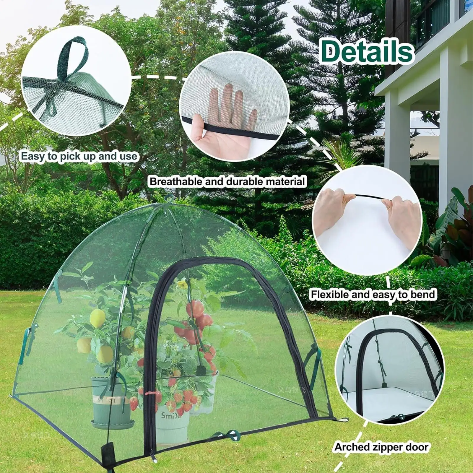 Pflanzengewächshaus-Netzabdeck – Greenhouse Plastic Film Bewertung und Preis