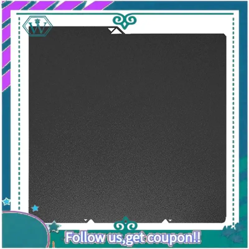 

Модернизированная для Anycubic Build Plate 264X276 мм, листовая пластина из пружинной стали, гладкая текстурированная тепловая платформа PEI A