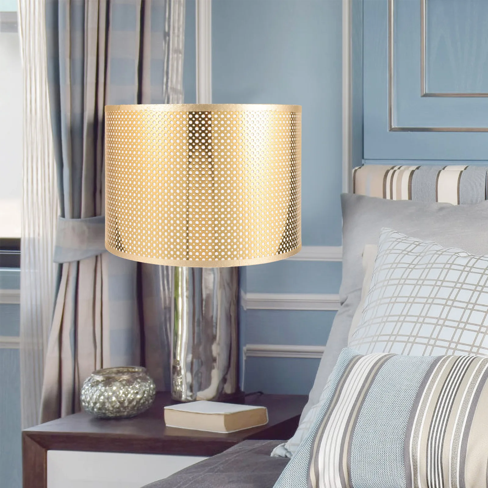 غطاء مصباح بتصميم بسيط لمصابيح أرضية الطاولة، عاكس الضوء من القماش البيضاوي، بديل مريح لغرفة النوم وغرفة الدراسة، ديكور الإضاءة #5