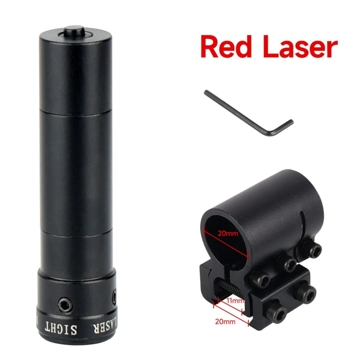Outdoor Rotpunkt Rot/Grün Laserzielgerät Jagdzubehör Sport Langstrecken-Laserkalibrator für 11/20mm Schiene – Detail 7