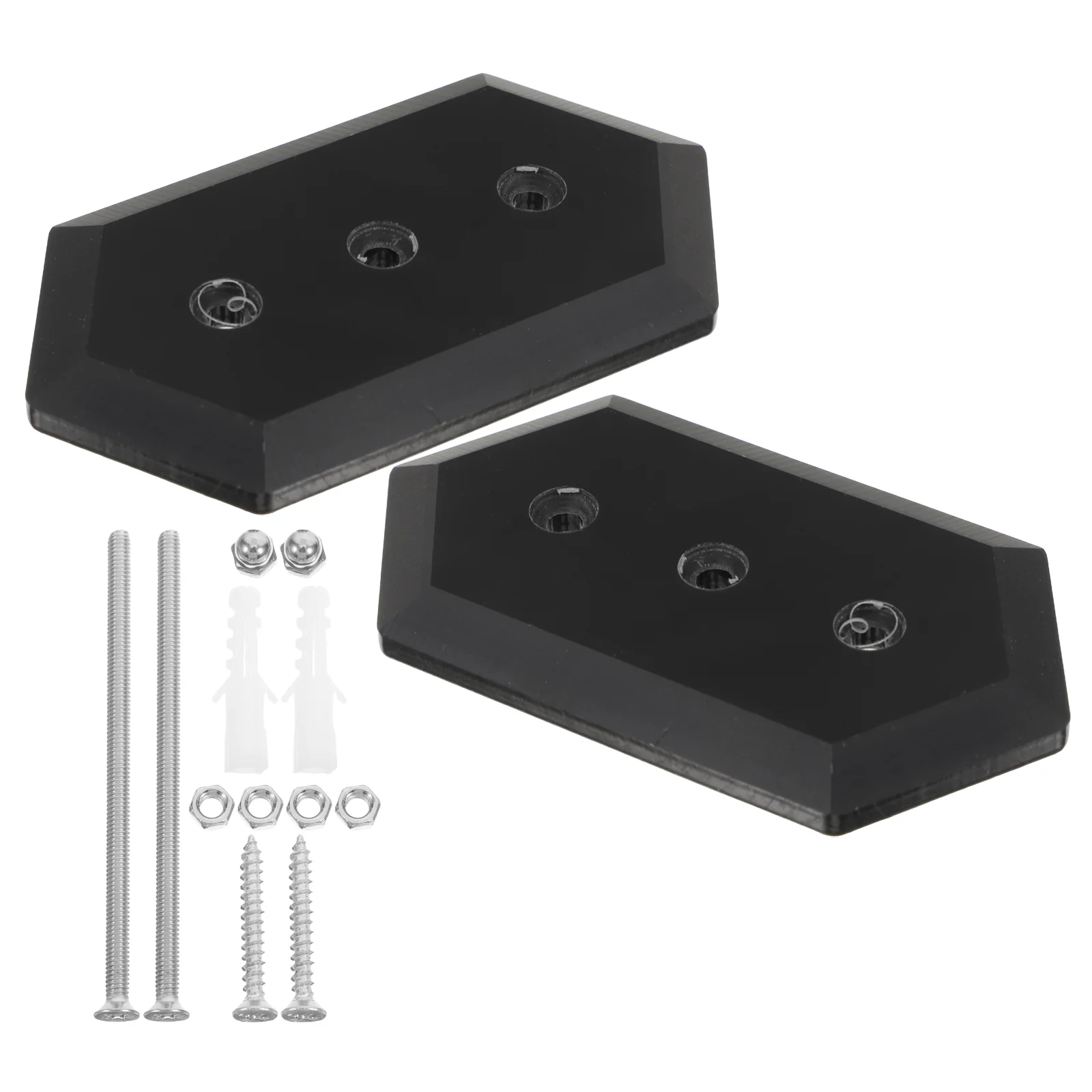 

2 Pcs Display Rack Skateboard Wall Mounted Acrylic Accessories Hanger Shelf Holder