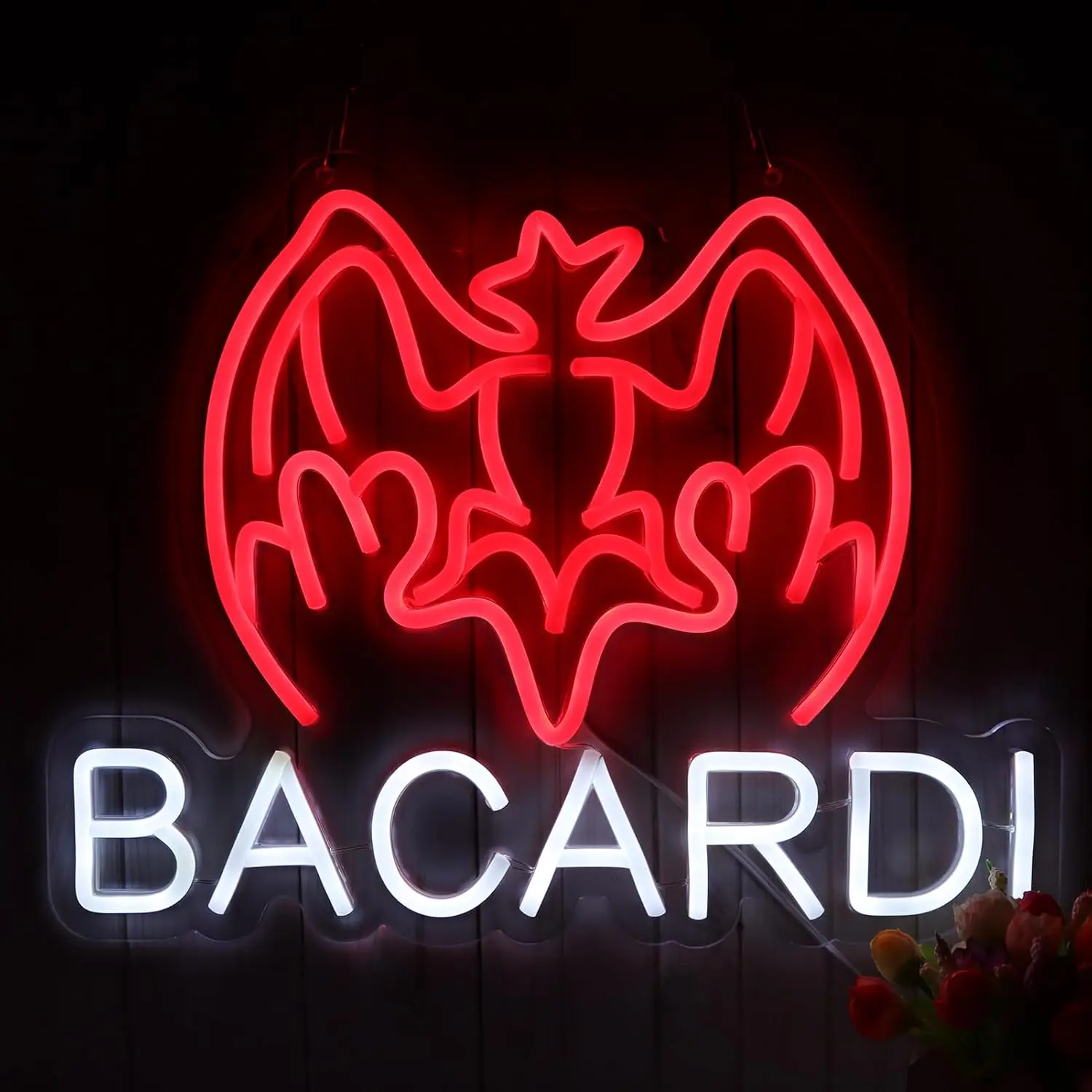 Bacardi Rum Neon Light Sign Dimmable Aesthetics Neon Sign For Wall Decor Room Party Shop Club Bar Man Cave Decor Birthday Gift