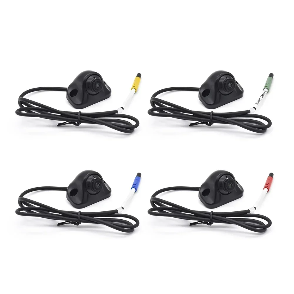 SZDALOS Sistema de cámara de excavadora de 360 grados con monitor de visión trasera HD de 7 pulgadas en vista envolvente 3D 1080P con DVR integrado