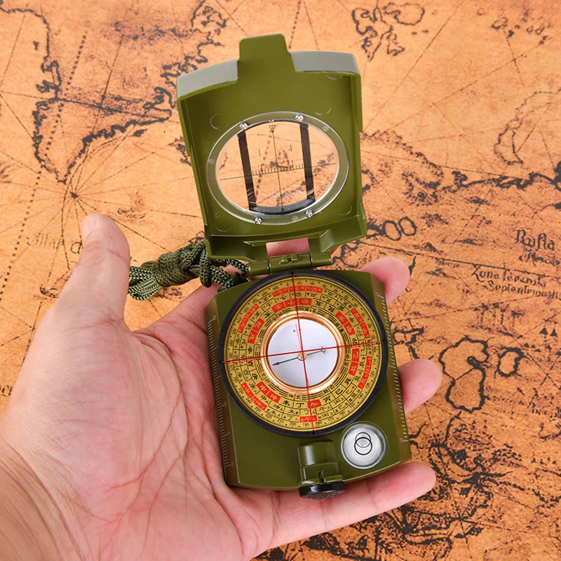 Portable Foldable Metal Feng Shui Luopan Compass