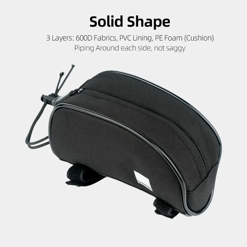 Sahoo 12654 Bicycle Top Frame Bag Cycling MTB Road Bike Scooter Cross Rail Beam Upper Tube Pannier Storage Pouch Bolsa