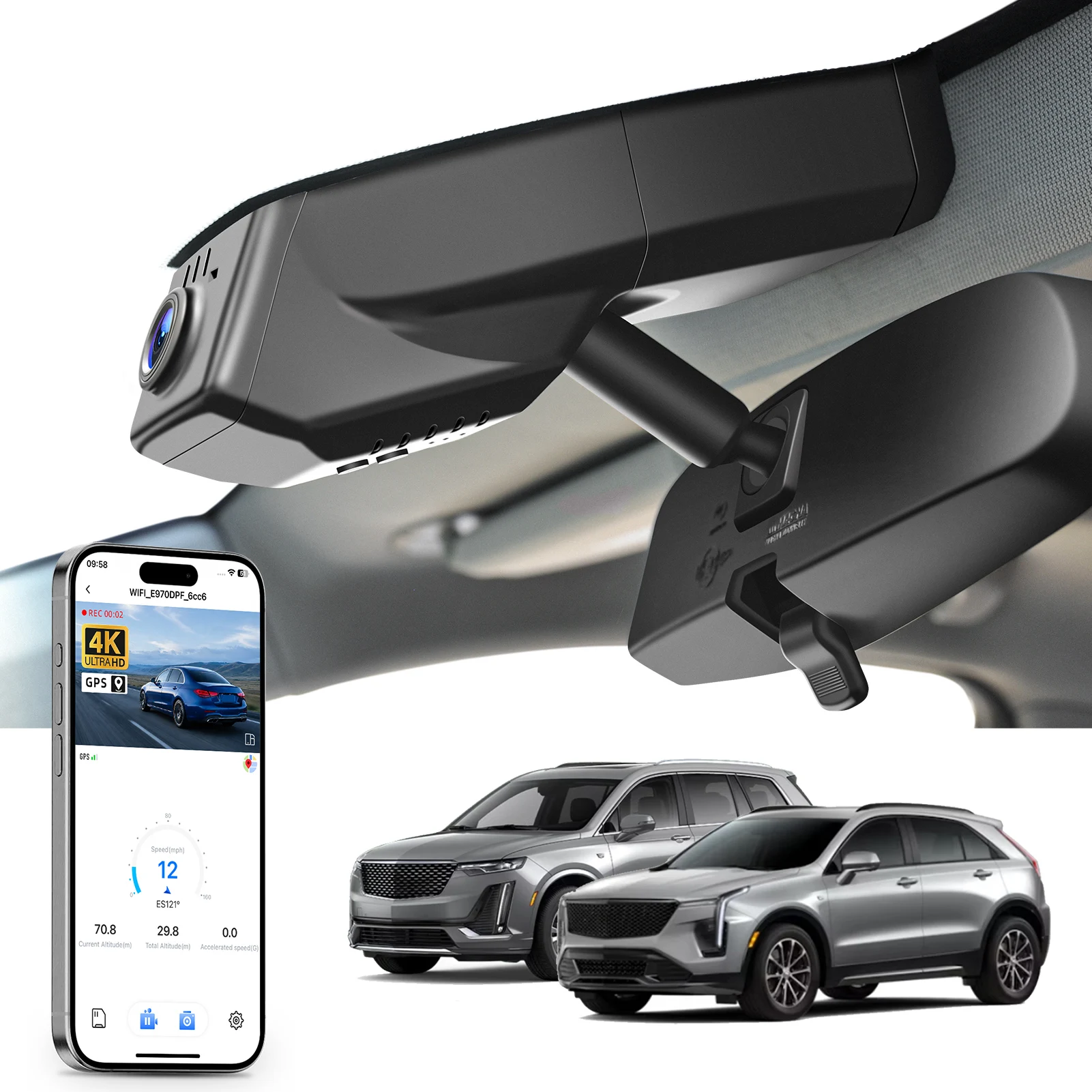 Dash Cam 4K Sony Starvis - Mangoal STARVIS 2 Sensor 4K HD