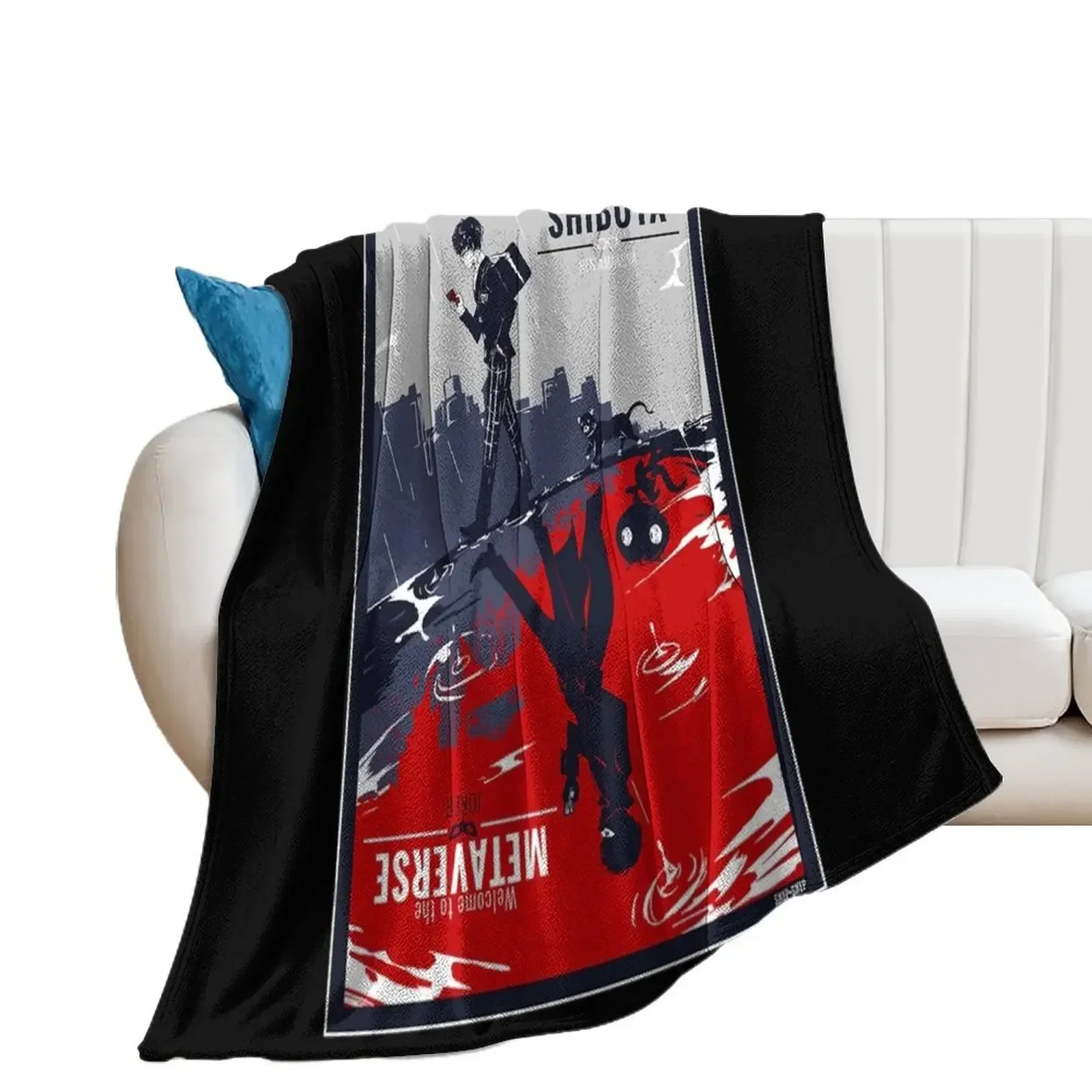 Shibuya/Metaverse Throw Blanket valentine gift ideas Thins Blankets