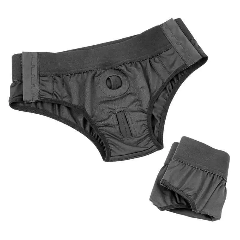 Men Women With Hole Adjustable Waistline Strap On Underwear Harness Panties Strapon Underpants Couple Briefs Adult lingerie