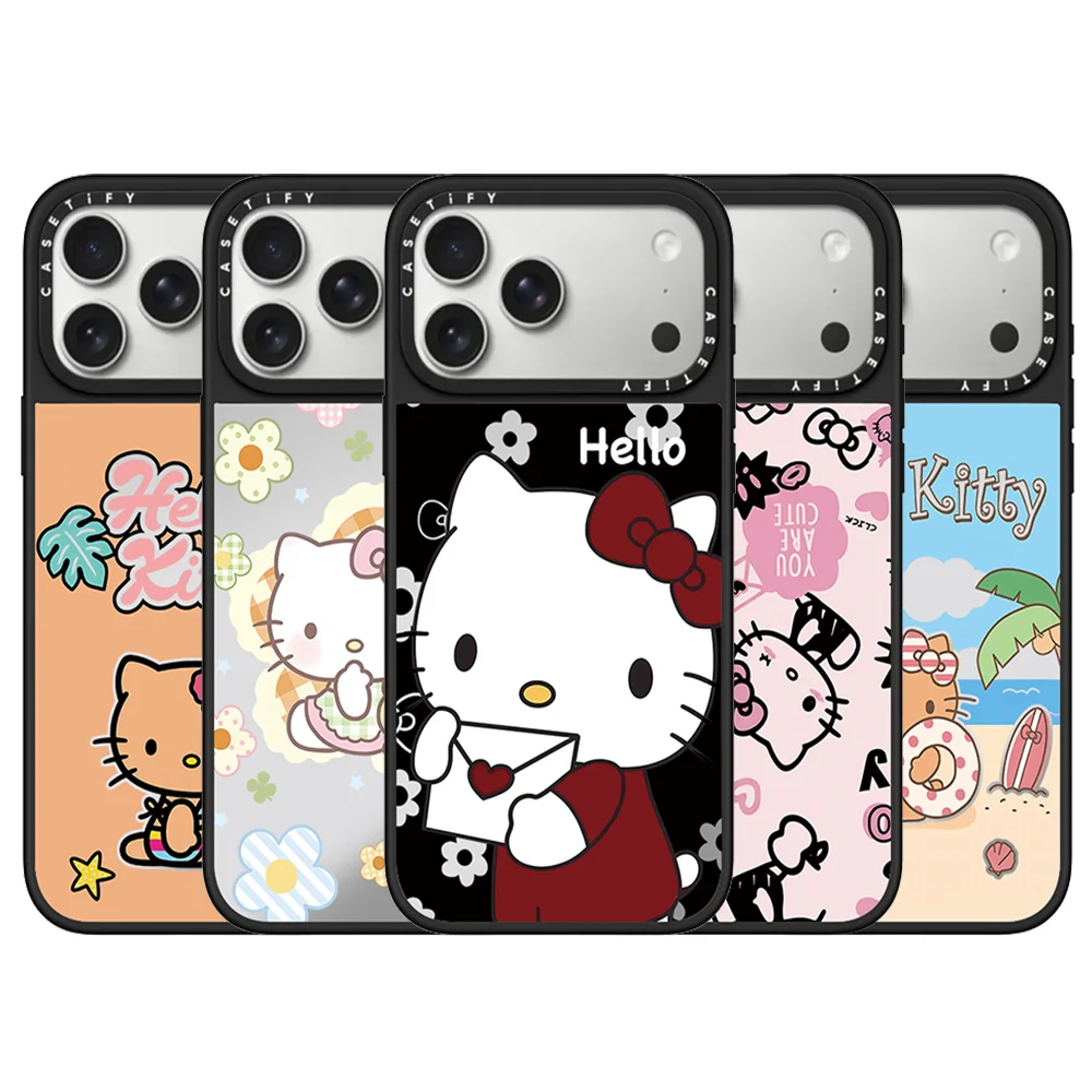 

CASETiFY Co-branded HelloKitty Cartoon Phone Case for IPhone 13 15 14 16 17 Pro Max 16 Plus Air Magnetic Protective Case