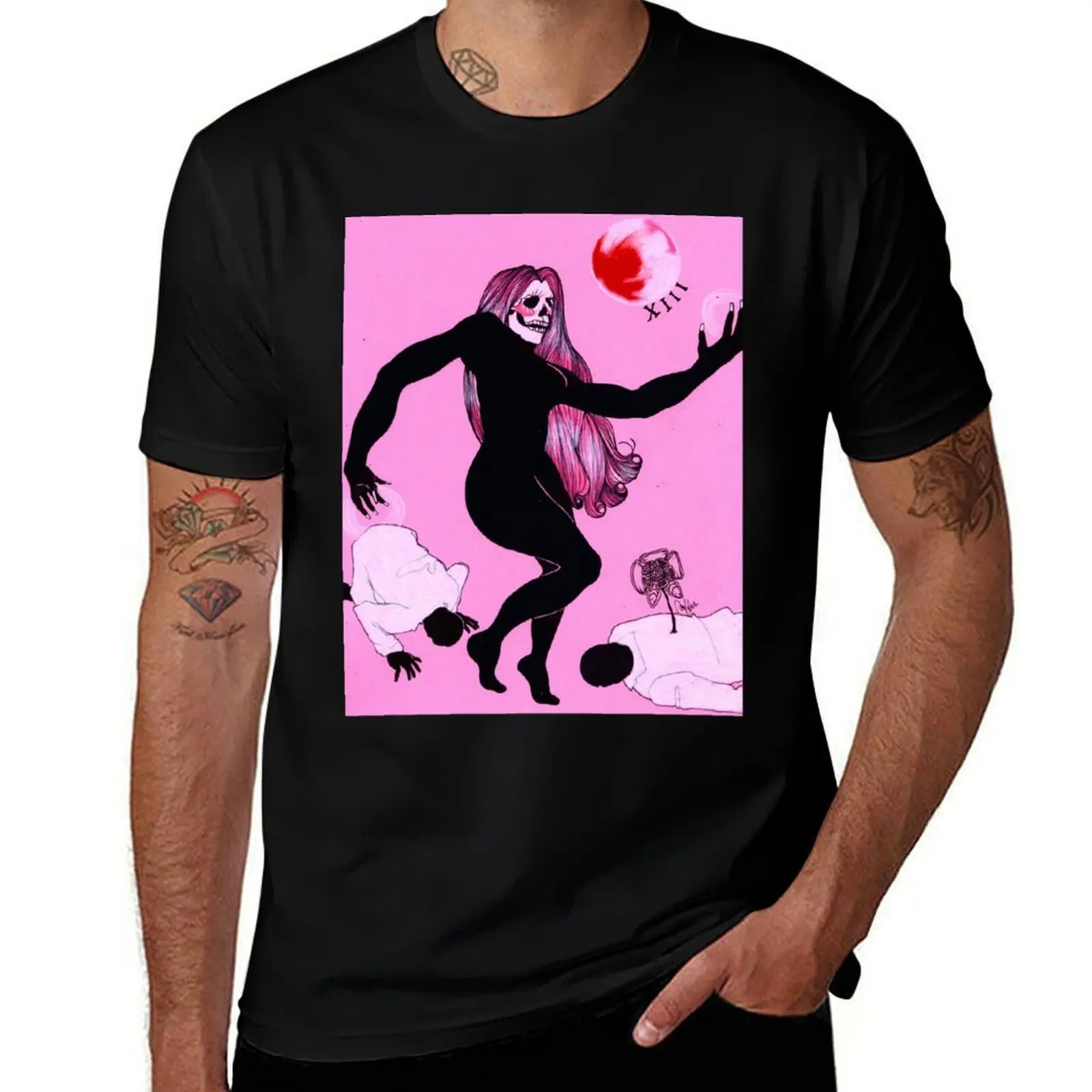TAROT COLLECTION: DEATH T-Shirt Holiday Party Tee Shirt T-Shirt