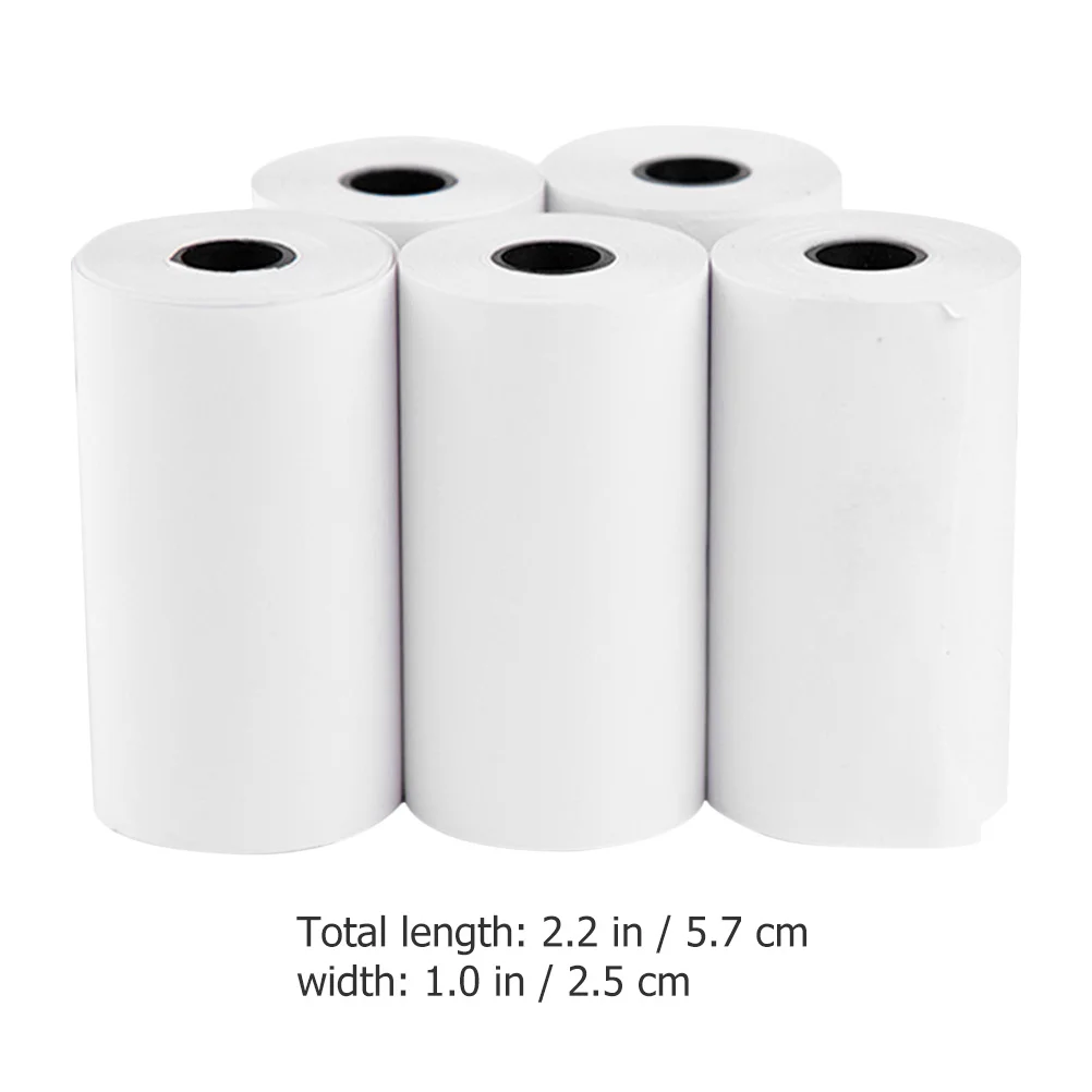 

Thermal Printing Paper Rolls Smooth For Kids Instant Camera Cash Register Photo Printer Office Use