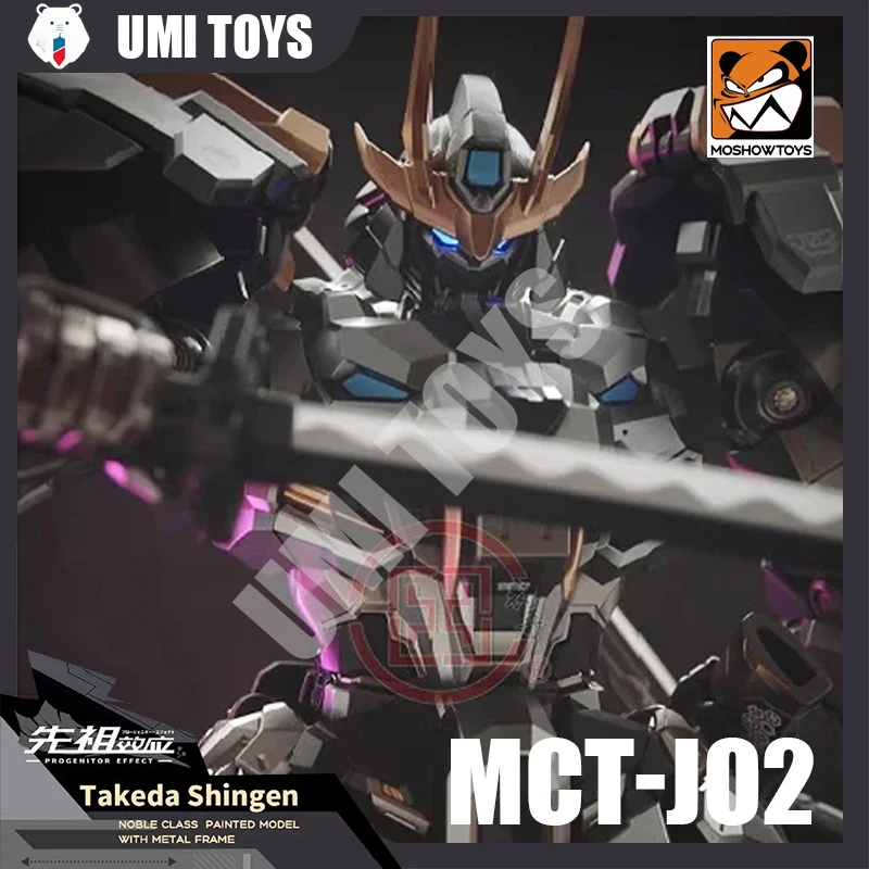 

Original MOSHOWTOYS Takeda Shingen Titanium Sliver Figure Illustrious Class Prohrnitor Effect MCT-JO2 Painted Model Toy