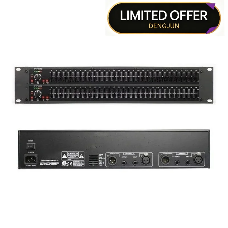 231 Professional Dual Channel 31 Band Equalizer Sound Controller Live Event KTV Conference