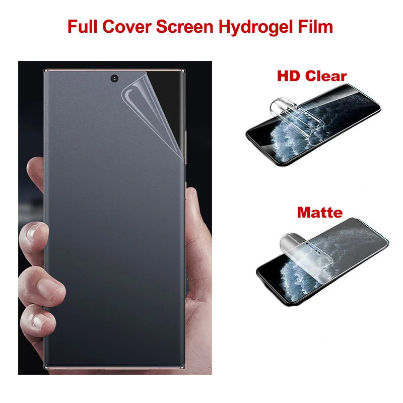 

2pcs Screen Protector For Samsung A70 A70S A80 M62 M54 M53 M52 M51 M42 M40 M33 M32 M31 M31S M30 M30S M23 HD Matte Hydrogel Film