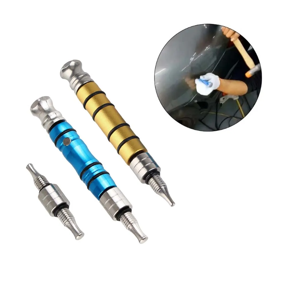 

Lifter tool with magnet car dent repair tool percussion pen hammer kit Titanium alloy unpainted sheet metal dent repair tool