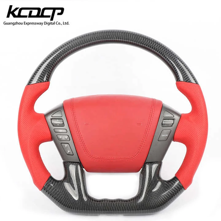 

Рулевое колесо на заказ, подходящее для Nissan Patrol Y62, рулевое колесо из углеродного волокна 2012-2019 гг.