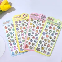 Hot Cute Aesthetic 3D Relief Stickers Creative Drop Hot DIY Scrapbooking Candy Stickers for Stationery Decor 2