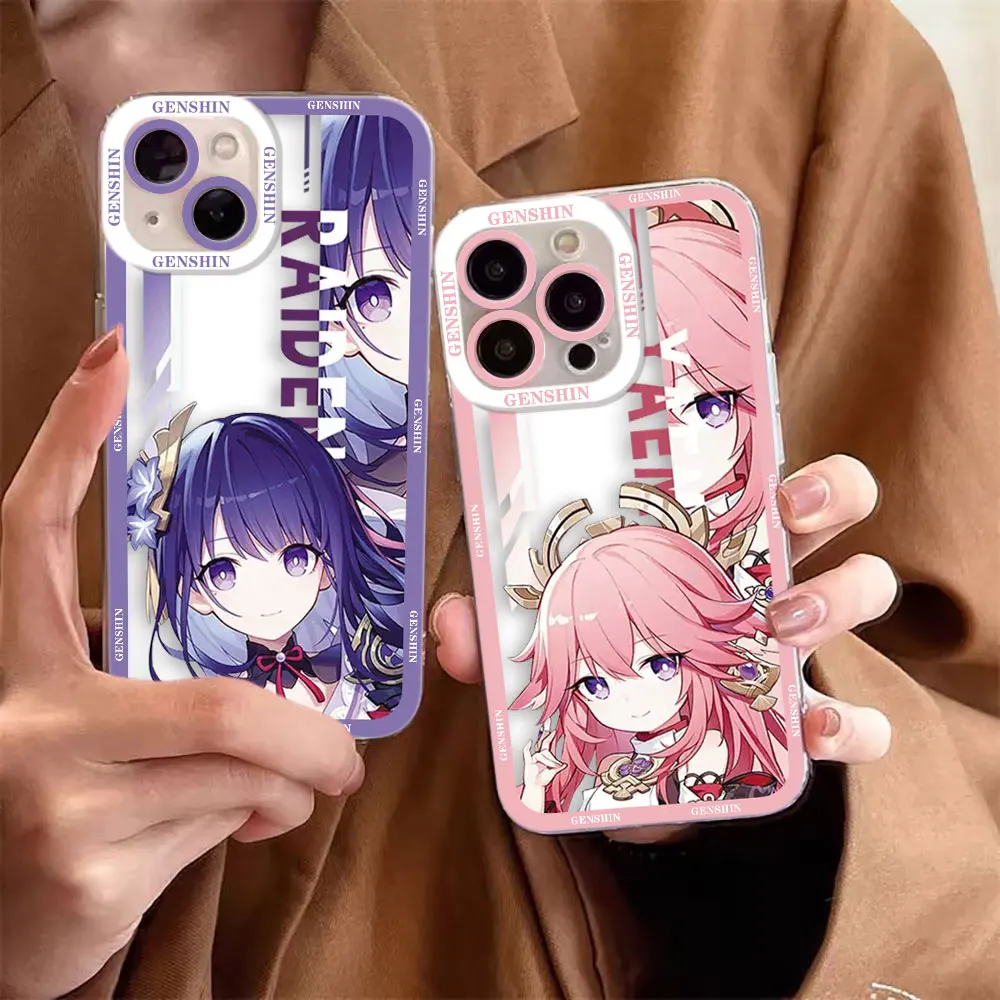 

Genshin Impact Xiao Yeo Clear Phone Case For Xiaomi 15 15T POCO X7 X6 X5 X4 X3 NFC GT F3 F5 M7 M4 M3 11 11T PRO LITE Case Cover