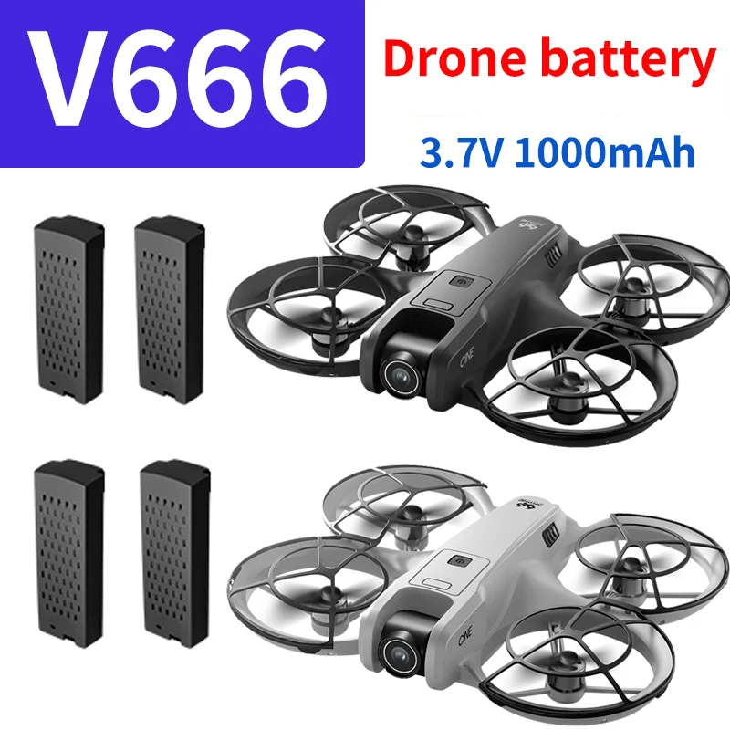 Batterie originale pour Drone V666, 3.7V, 1000mAh, pour Drone V666, vente en gros
