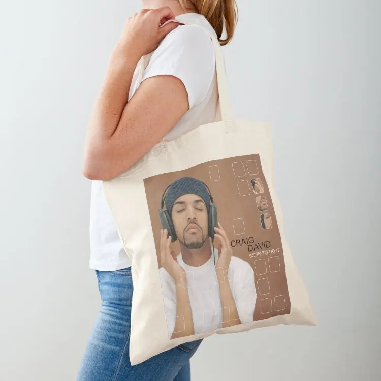 Craig David born to do it Tote Bag custom fabric bag tote bag men Big shopper bags