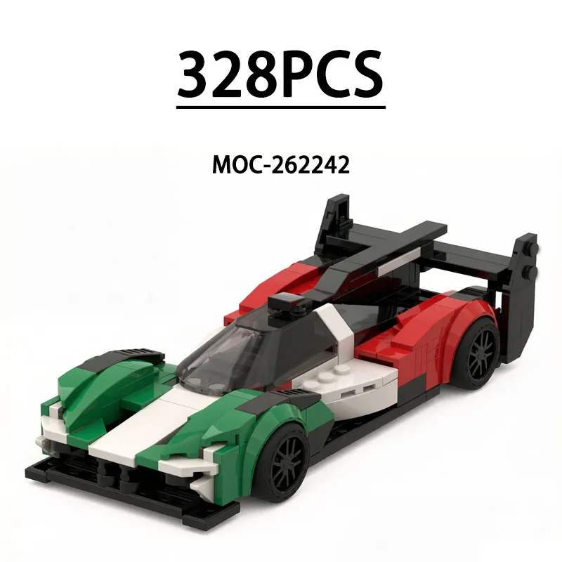 

MOC-262242 Building Blocks Super Sports Car Racing Model 328 Pieces Educational Birthday Christmas New Year Toy Gift