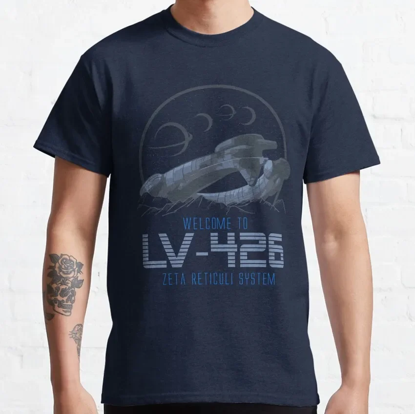 Welcome to LV 426 Zeta Reticuli System acheron colonial marines hadleys hope Alien horror movie sci fi Xenomorph men‘s t shirt