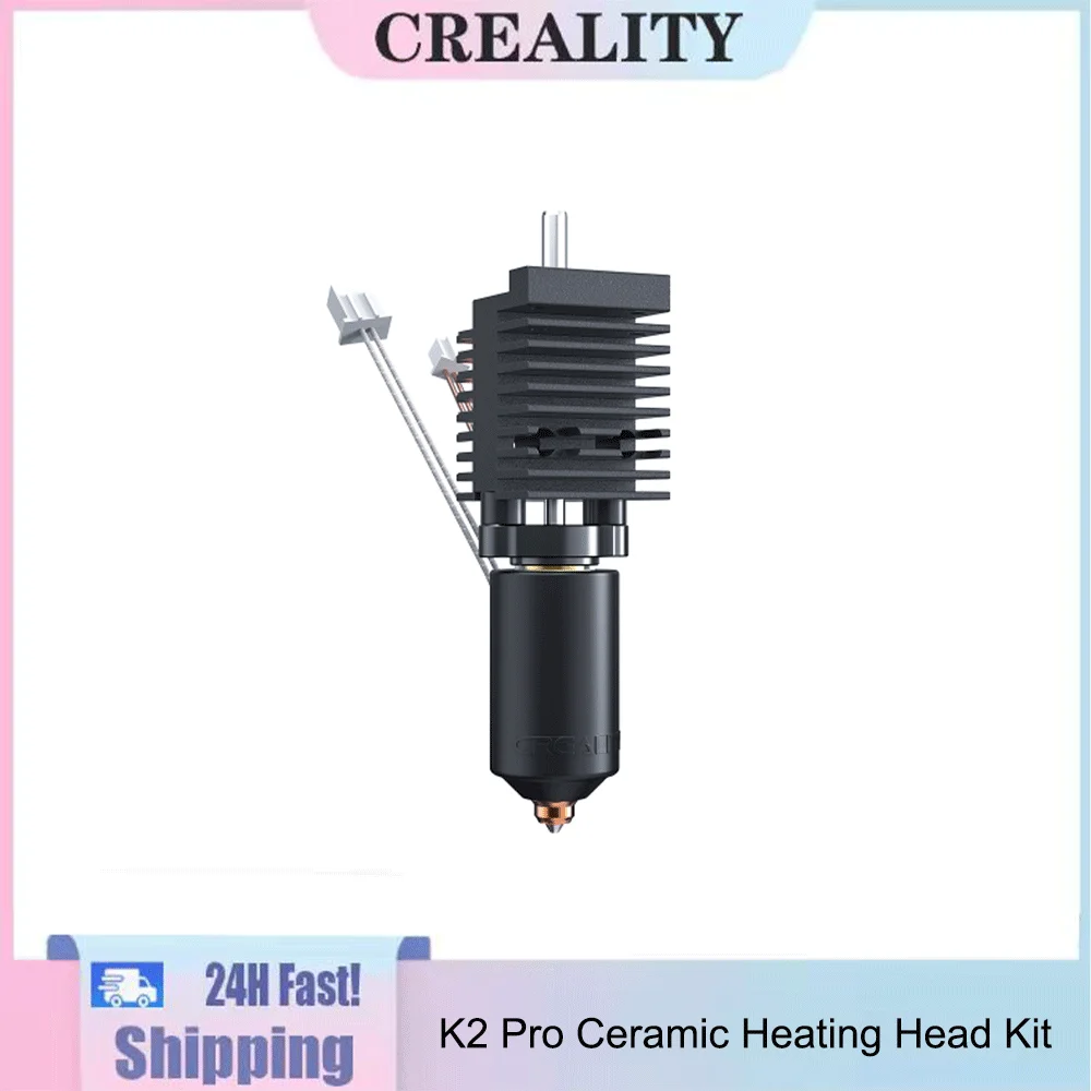 The Creality K2 Pro Is Equipped with The Creality Pro Ceramic Heating Head Kit as Its Hot End