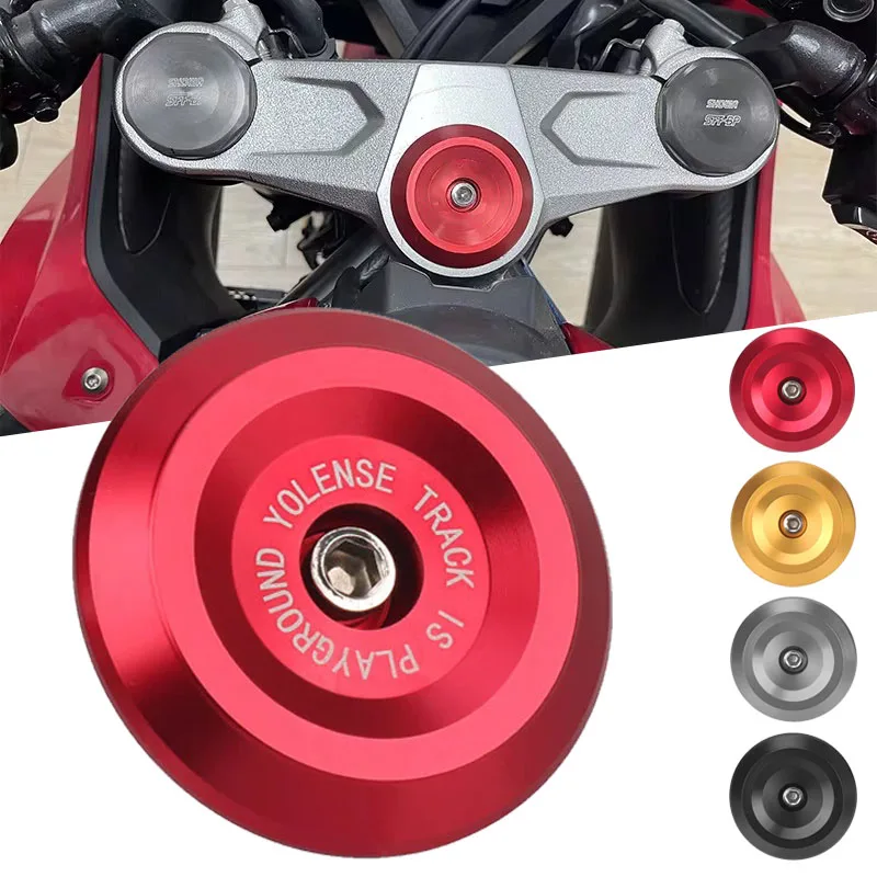 

Motorcycle Upper Connecting Plate Screw Cap Front Fork Connecting Plate Decorative Cover For CBR650R CB650R CBR650F CB650F