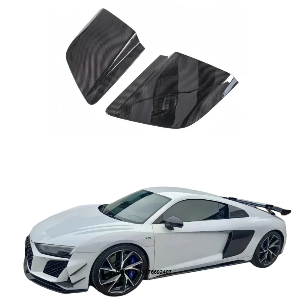 

R8 Modified Car air Vent Decoration with Dry Carbon Fiber GT Style Side air Vents Suitable forAudi R8