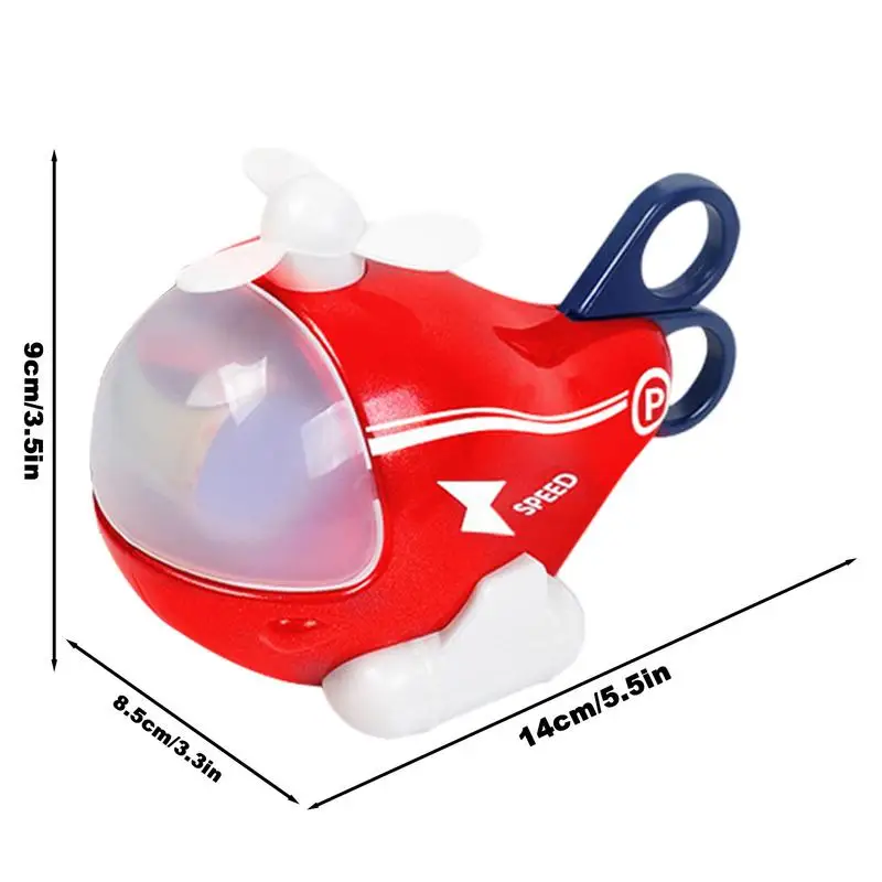 Papelaria de aeronaves para meninos e meninas, papelaria portátil, inclui anel de lápis, caneta pequena tesoura, 6 em 1