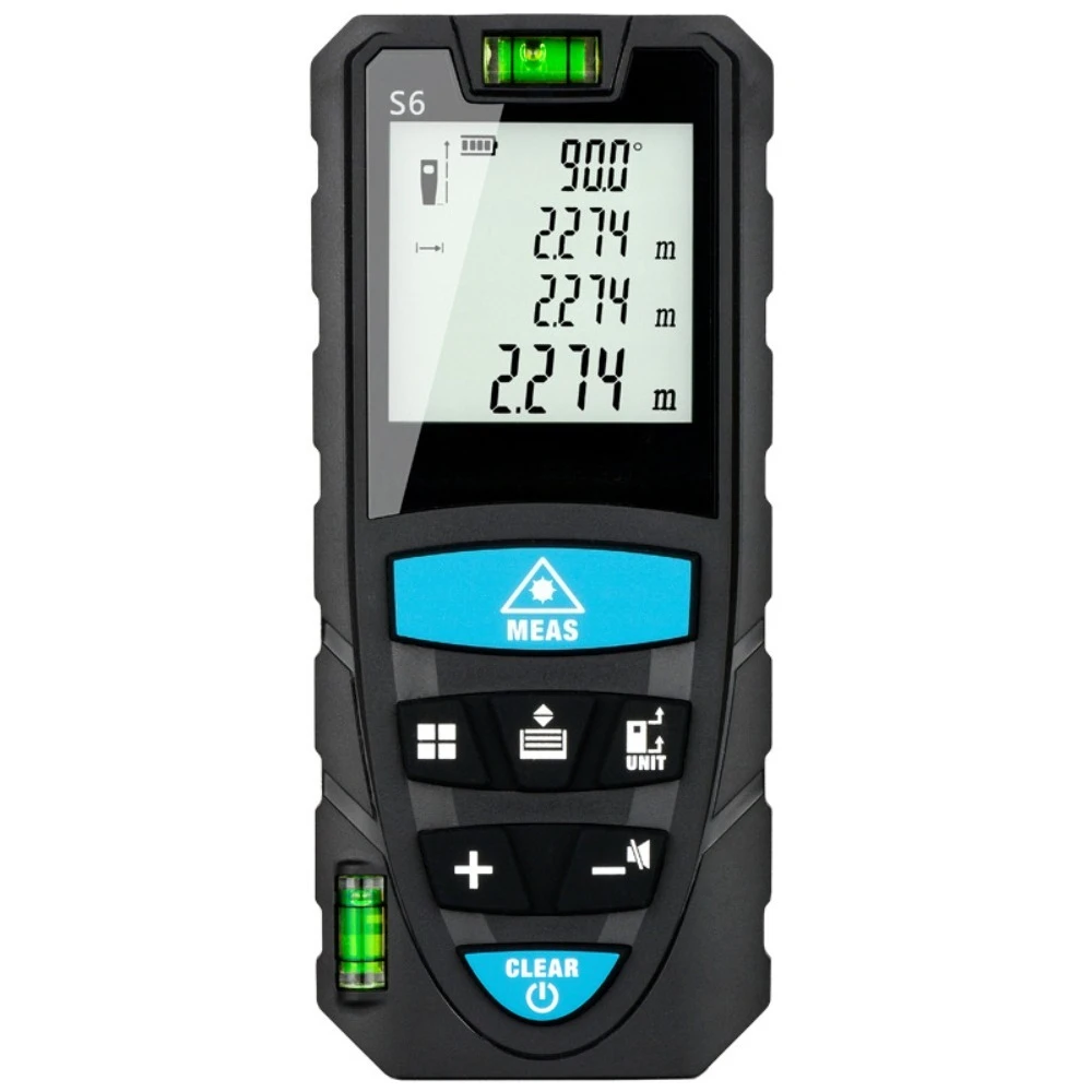 Handheld High Precision Laser Distance Meter, Infrared Electronic Ruler, Room Measuring Tool