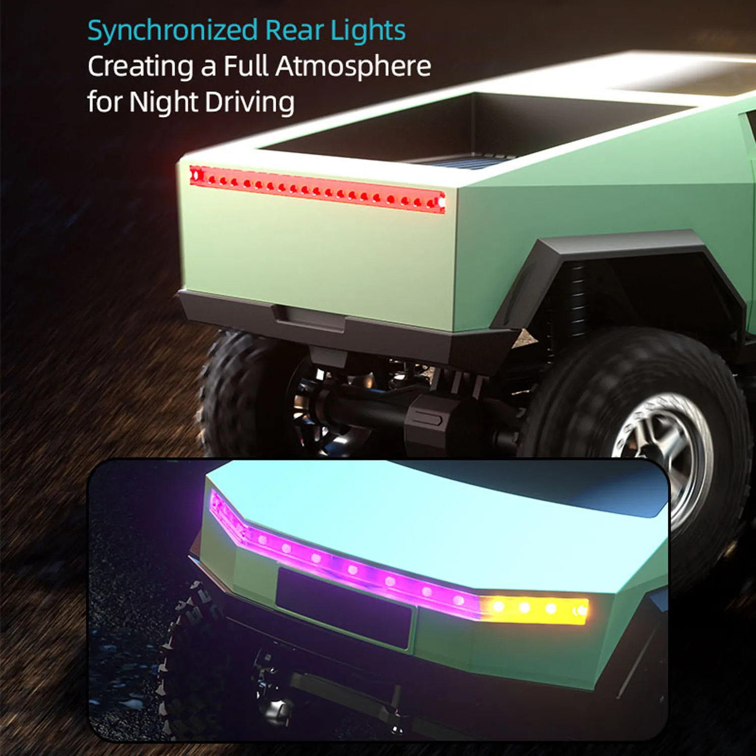 

4*4 Пульт дистанционного управления Rock Crawler Car 1/18 2,4G RC Альпинистский автомобиль RTR 2Speed Gearbox 370 Матовый мотор Батарея Светодиодный светильник