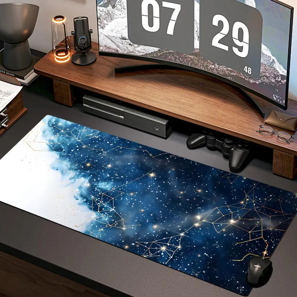 Constellation Mouse Pad New Computer Home Mousepad XXL Desk Mats Natural Rubber Office Anti Slip Gaming Accessories pad