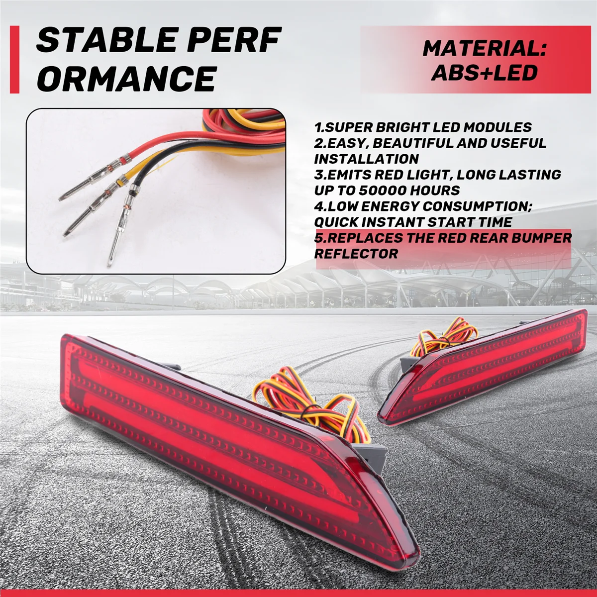 

Направляющая полоса заднего бампера автомобиля WFF с дальний тормоз, двойной функциональный задний фонарь заднего фонаря для 2009 года CITY 2013