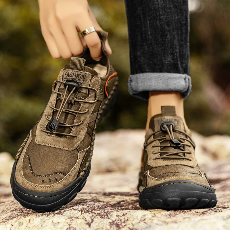 

Water Sports Shoes Spring Summer Men's Outdoor Hiking Mountaineering Shoes Riverside Non-slip Camping Hiking Shoes
