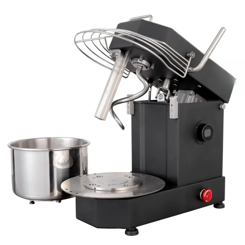 New 5L 0.2-2 kg flour pizza dough spiral mixer with removable bowl light timer 10-speed 750W household