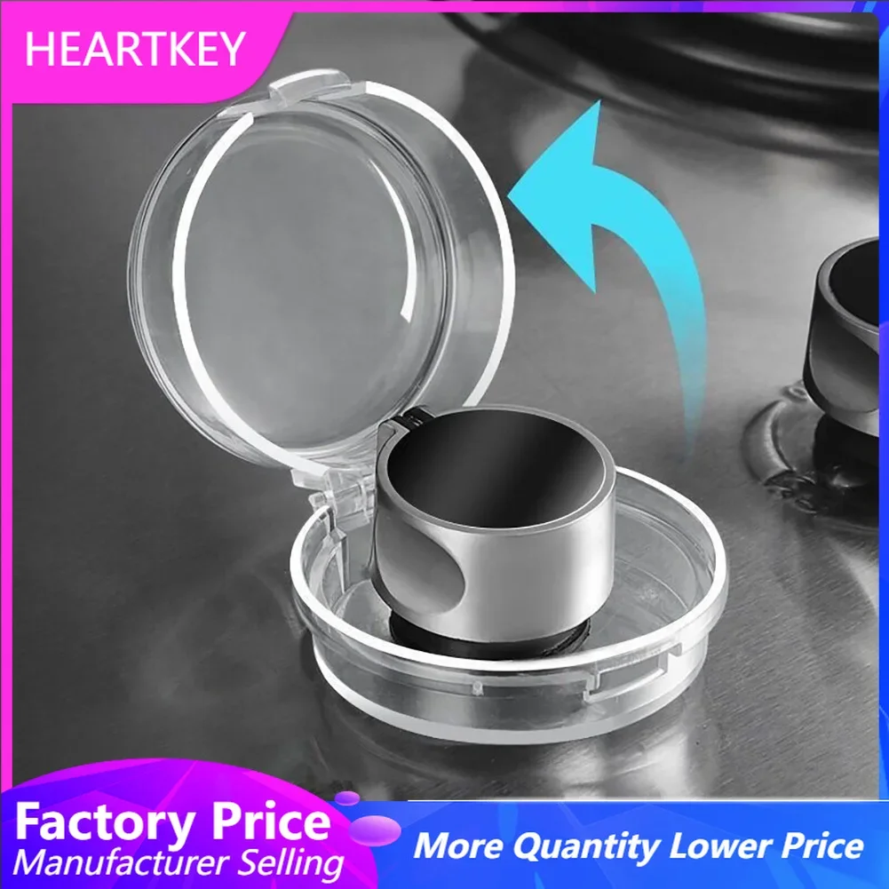 

2 Pcs Gas Stove Knob Covers Baby Safety Oven Lock Lid Home Kitchen Switch Protection Tool Protector Gas Cooker Switch Lid