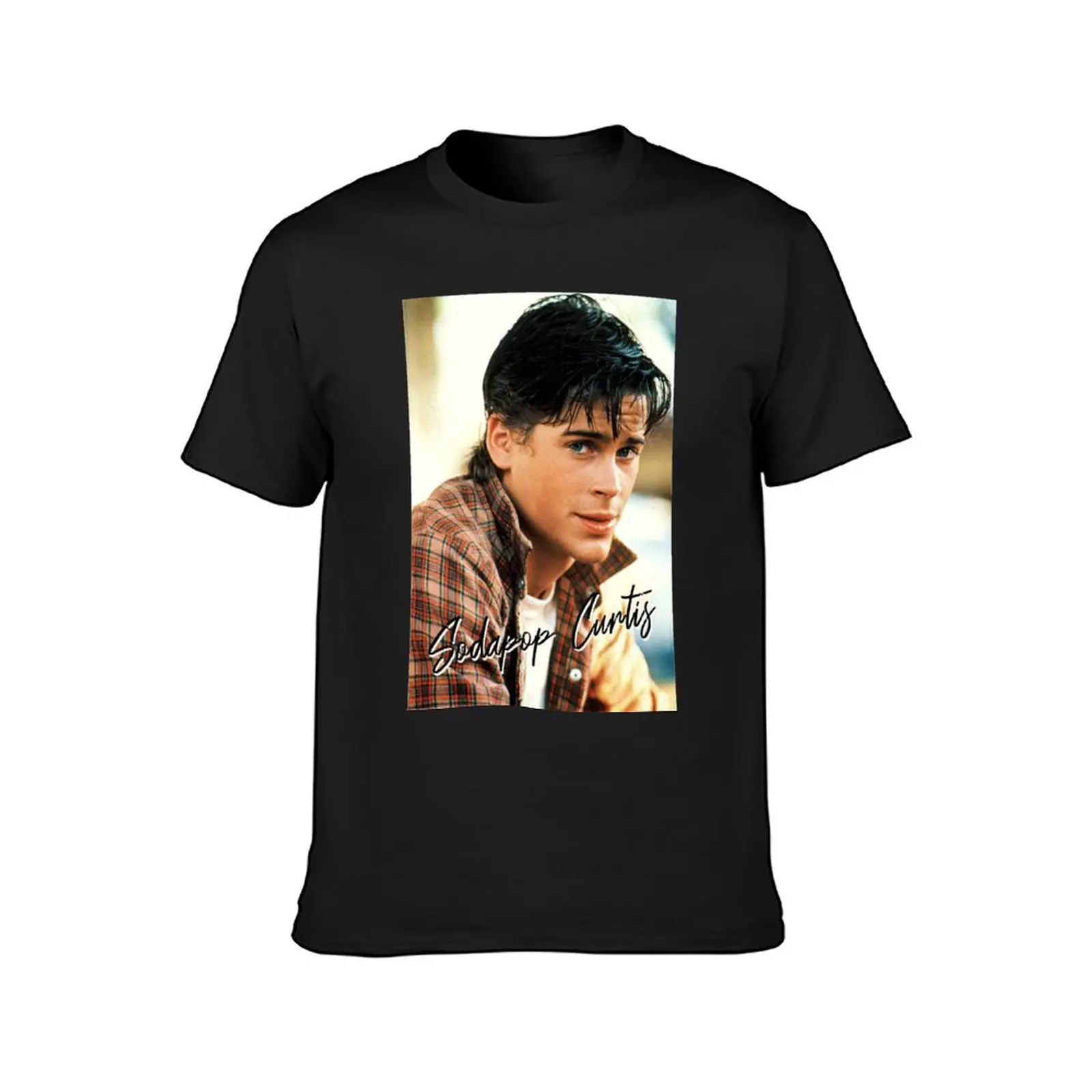 Sodapop Curtis The outdeds 80s film klasik T-Shirt keringat kosong hewan dicetak untuk anak laki-laki ukuran besar berat t shirt untuk pria