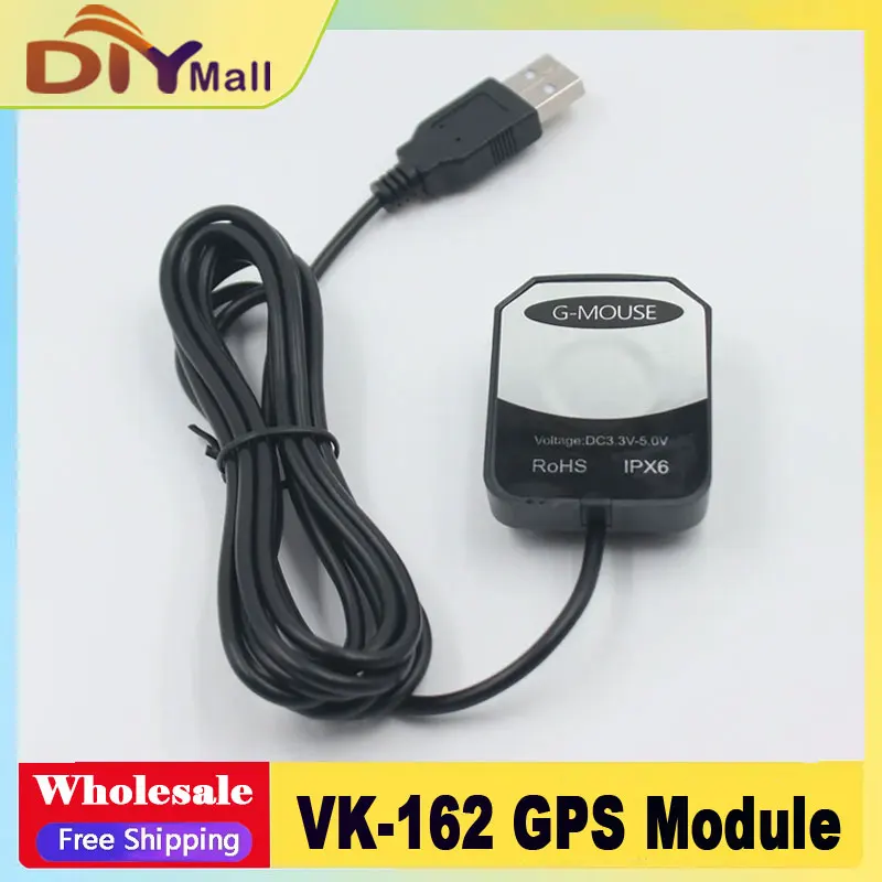 VK-162 GPS Module with UBX-M8030 G6301 Chipset - No Compass Built-in Flash for High Precision Positioning