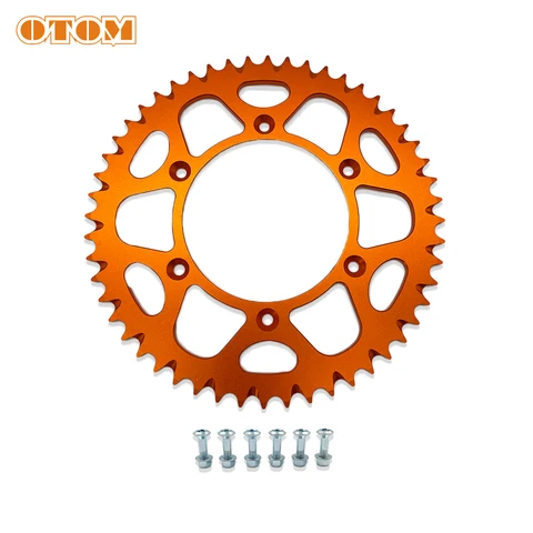 Задняя звездочка для мотоцикла OTOM 52T для KTM HUSQVARNA EXC XCW MXC EXCF SXF XCF XCFW 125 250 300 350 450 520 525