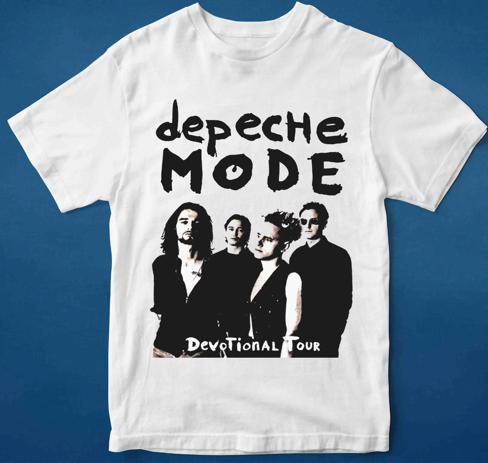 Depeche Mode: M Band bedrucktes 2026 New Vintage T-Shirt für Männer und Frauen, Baumwolle, Y2K-Kleidung, modisches, kurzärmliges, lässiges T-Shirt mit O-Ausschnitt – Detail 6