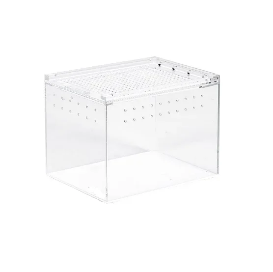 

Magnetic Acrylic Case,Enclosure Reptile Breeding Box Terrarium Cage For Tarantula Scorpion Sling Isopods Lizards Roach