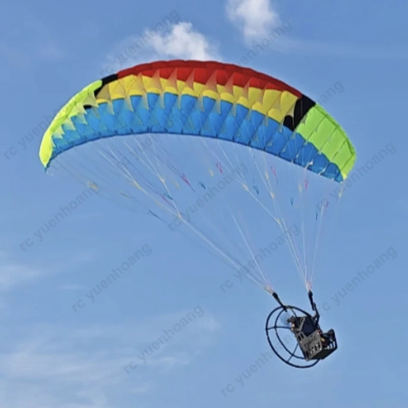 1 مجموعة 2.4 متر جناحيها مظلة الطيران الشراعي + 2216 1400KV فرش السيارات + 40A ESC + 9 بوصة مجداف + 55 جرام أجهزة معدنية RC بالطاقة Paraglider عدة