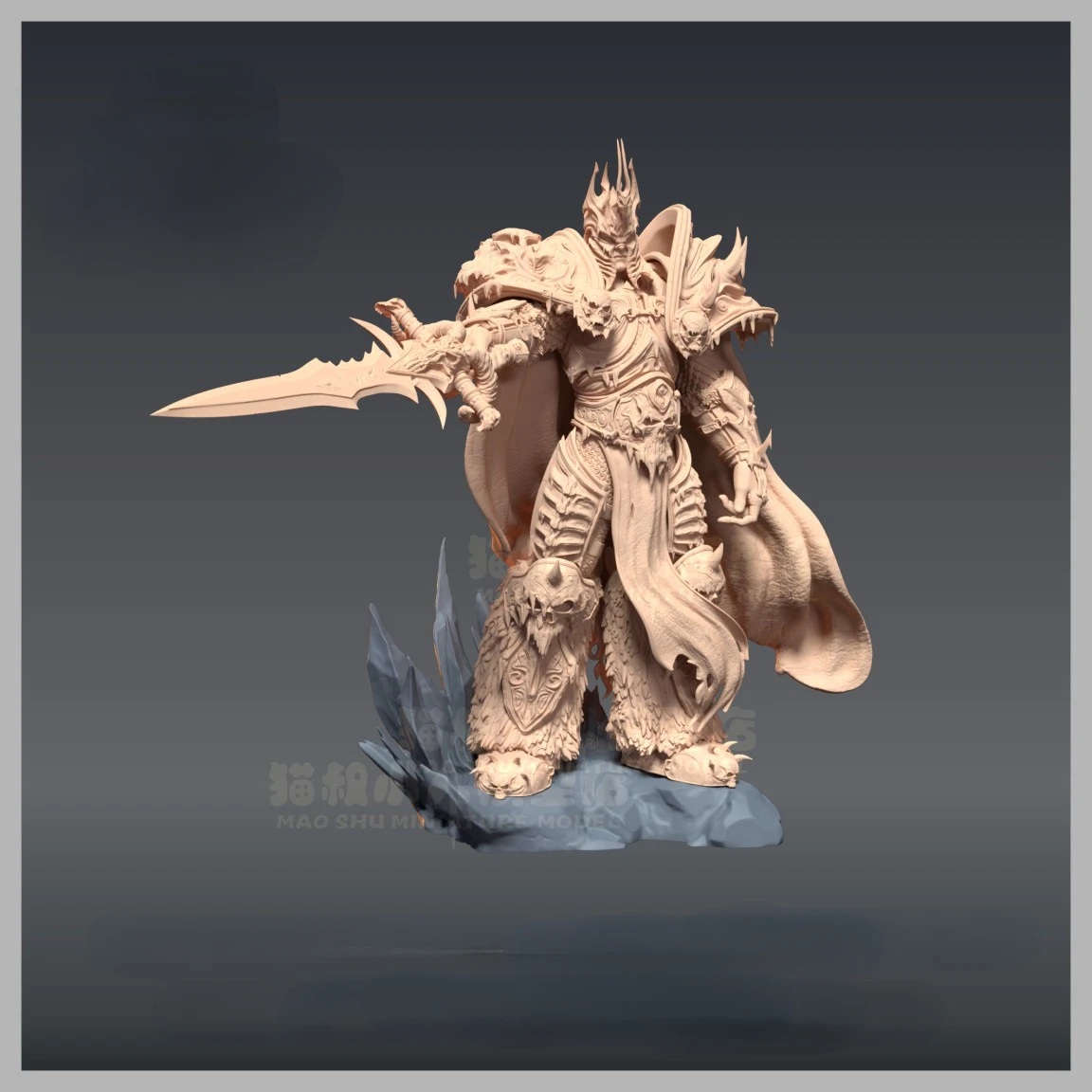 Game Anime peripheral figure WOW Lich King Frostmourne 1:43/Other size Colorless model hand do Hobby DIY toys