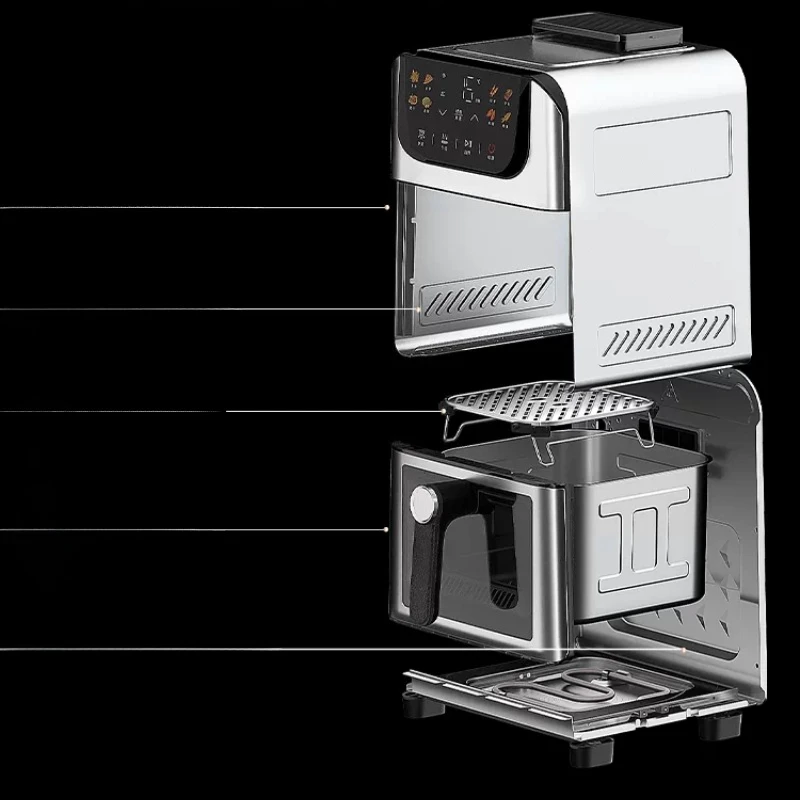 

Air Fryer Stainless Steel Brushless 6L Capacity