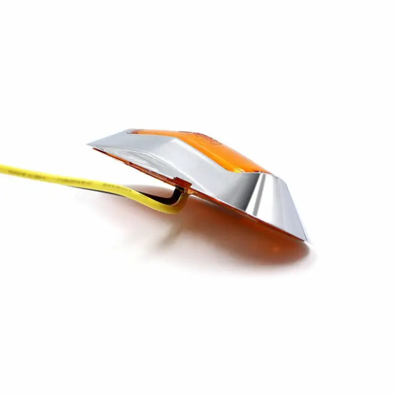 Trailer Indicator Amber LED For Trailer Installation Shockproof Mounting Bracket Included 2 W Power For Trailers